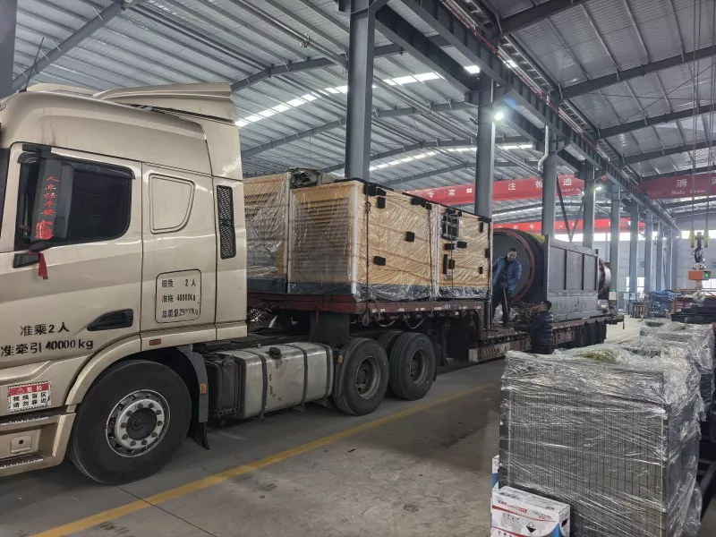 Jinqi Mining Machinery envia un lot d'equips de separació i suport de tambors a Rússia