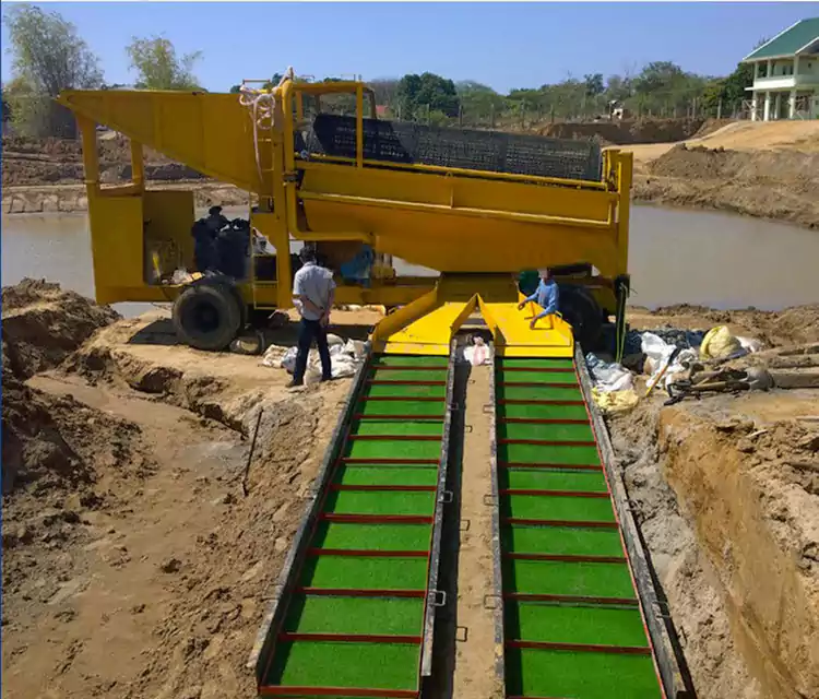 Carretó mòbil portàtil de panoràmica d'or